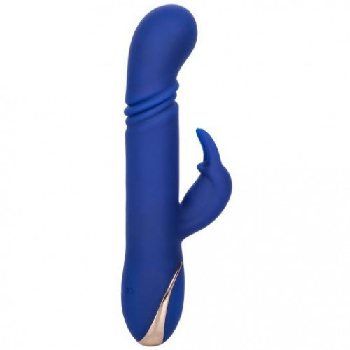 Jack Rabbit Signature Heated Silicone Thrusting G Rabbit Blue Sex