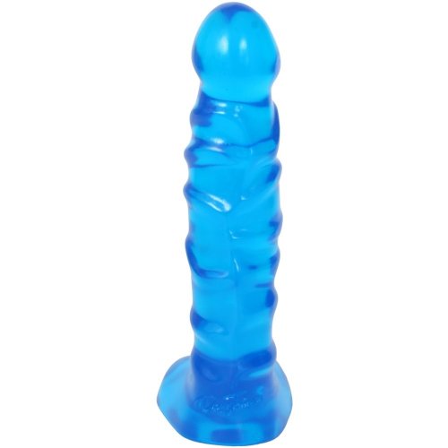 Raging Hard Ons Slimline Cobalt Blue Jellie Ballsy Sex Toys At