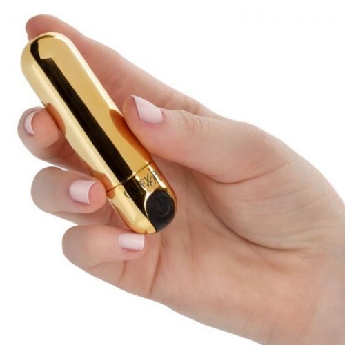 Rechargeable Hideaway Bullet Gold Sex Toys Adult Novelties