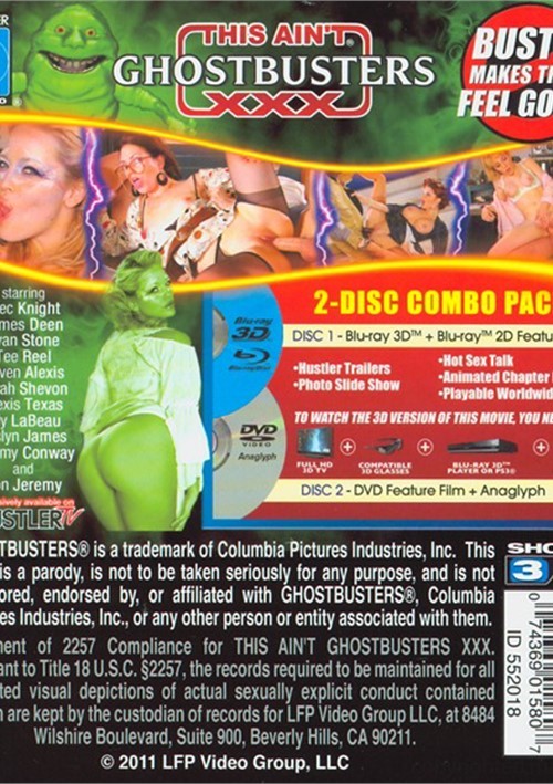 This Ain T Ghostbusters Xxx 3d Parody Dvd Blu Ray Combo 2011 Adult Dvd Empire