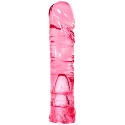 Crystal Jellies Vac-U-Lock Dong - 8" Pink Sex Toy Crystal Jellies Vac-U-Lock Dong - 8" Pink Sex Toy