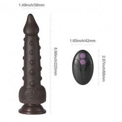 Alger Thrusting Remote Controlled Suction Cup Dildo Sex Toys Adult