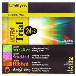 LifeStyles Ultra Trial 24+2 Pack Sex Toy LifeStyles Ultra Trial 24+2 Pack Sex Toy