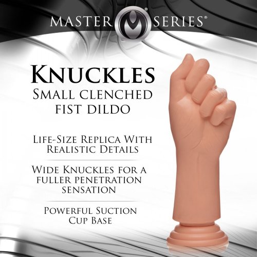 Master Series Knuckles Clenched Fist Suction Cup Dildo Sex Toys Popporn