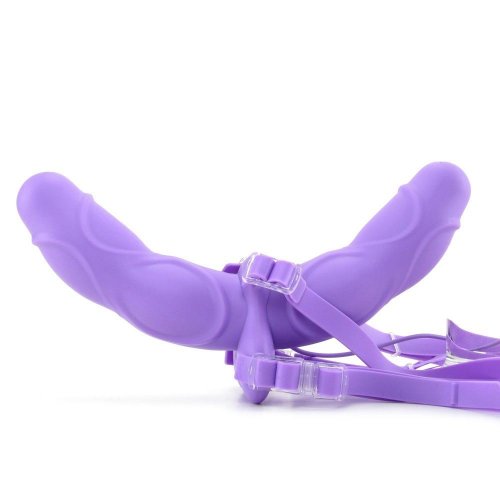 Fetish Fantasy Elite Vibrating Double Delight Strap On