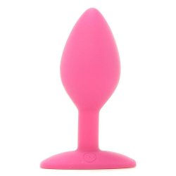 Platinum Silicone: Minis Spade Plug - Medium - Pink Sex Toy Platinum Silicone: Minis Spade Plug - Medium - Pink Sex Toy