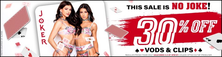 Take 30% Off VODs & Clips