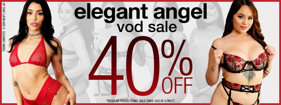 Check Out the Girls of 'Up That Ass 3' Advertising the Elegant Angel VOD Sale