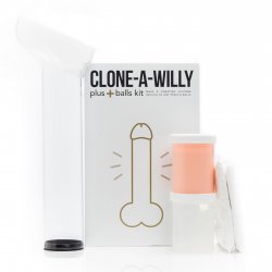 Clone-A-Willy + Balls Vibrator Kit - Light Tone.