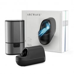 Arcwave Ion 8-function Rechargeable Silicone Pleasure Air Stroker with Smart Silence sex toy.