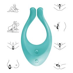 Satisfyer Endless Love Couples Vibrator - Turquoise.