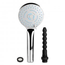 CleanStream Shower Head with Silicone Enema Nozzle