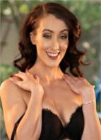 Pornstar Vivian Foxx AKA: Vivian Fox. Black hair.