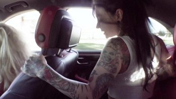 Joanna's Wild Car Ride & Hot Threesome with Adira & Ramon Image