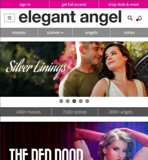 We provide paysite solutions for the biggest names in the game, like elegantangel.com Elegant Angel Website Screenshot