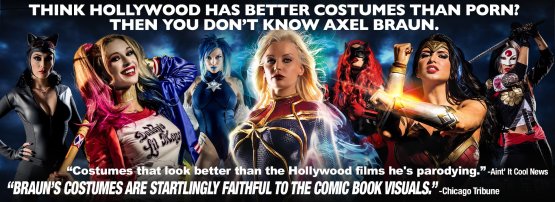 porn parody costume images catwoman, wonder woman, captain marvel, and more