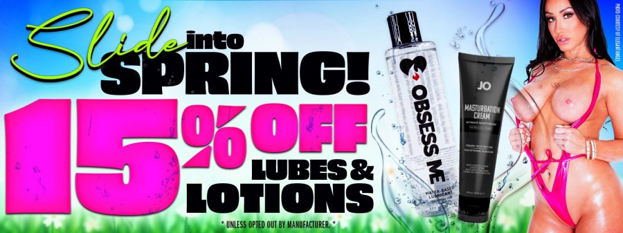 Buy discounted lubes and lotions.