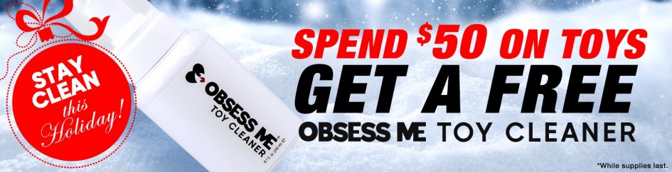 Spend $50+ on Sex Toys and Get Free Cleaner