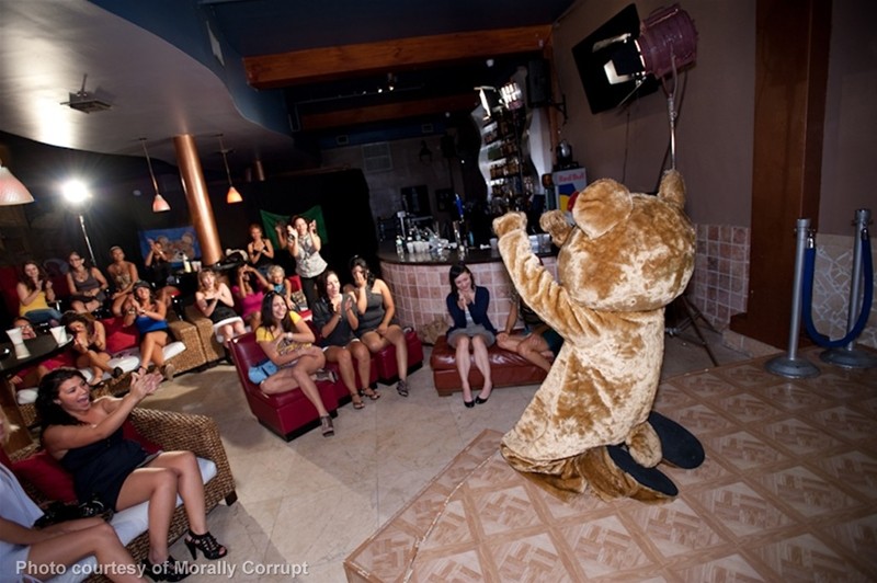 Crashing the club! Dancing Bear Style!