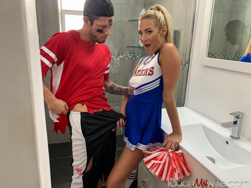 Lingerie daddy cheerleaders shower