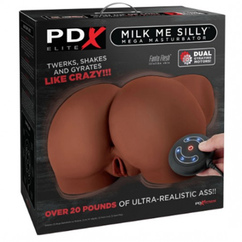 Pdx Elite Milk Me Silly Mega Masturbator With Remote Control Brown Sex Toys And Adult 6632