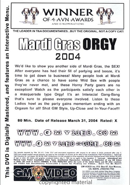 Mardi Gras Orgy 2004