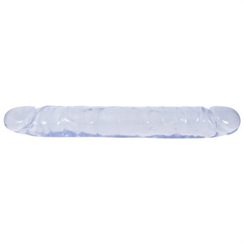 Crystal Jellies Jr. Double Dong - 12" Clear 2 Product Image