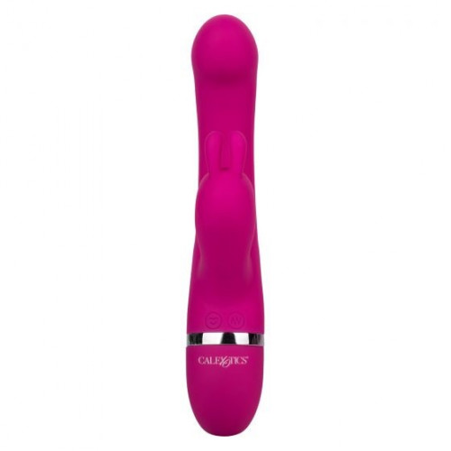 Foreplay Frenzy Bunny Kisser with Suction Rabbit Stimulator - Magenta 3 Product Image