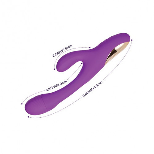 Bora G-Spot Tapping Rabbit Vibrator - Purple 10 Product Image