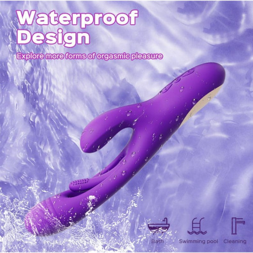 Bora G-Spot Tapping Rabbit Vibrator - Purple 8 Product Image