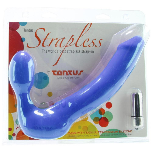 Tantus Strapless Slim - Blue 7 Product Image