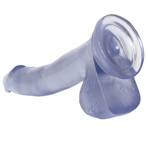 Basix 12 Dong W Suction Cup Clear Sex Toys And Adult Novelties