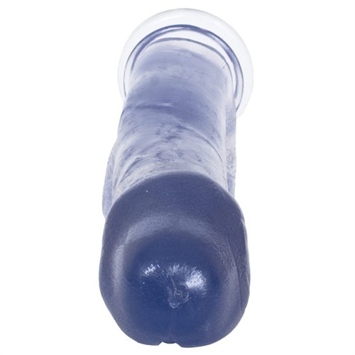 Basix 12 Dong W Suction Cup Clear Sex Toys At Adult Empire