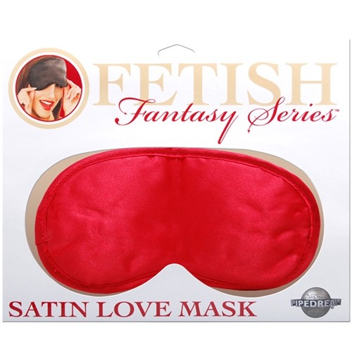 Fetish Fantasy Satin Love Mask - Red Product Image