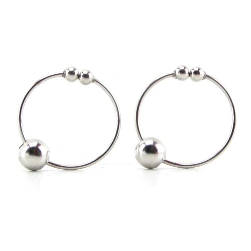 Fetish Fantasy Nipple Bull Rings - Silver Product Image