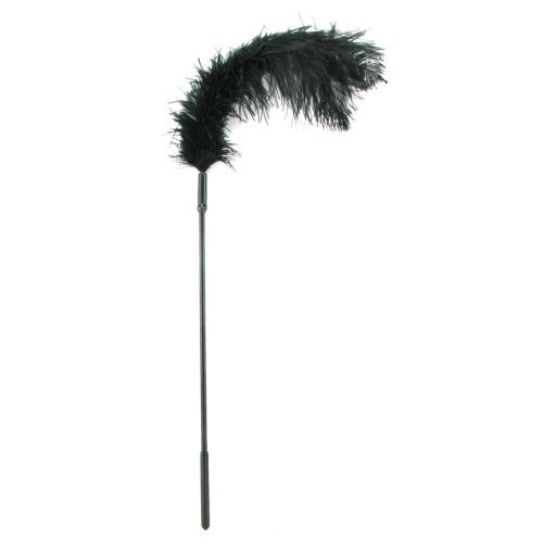 Body Tickler Ostrich Feather Tickler - Black Product Image