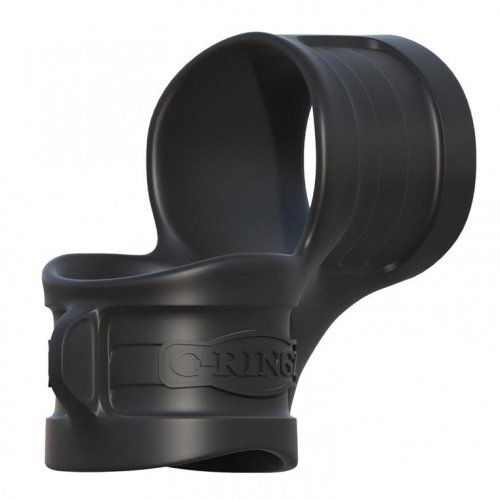 Pipedream Fantasy C-Ringz Mr. Big Cock Ring & Ball Stretcher - Black Product Image