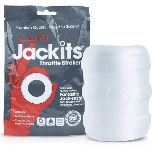 Screaming O - Jackits Throttle Stroker - Clear Product Image