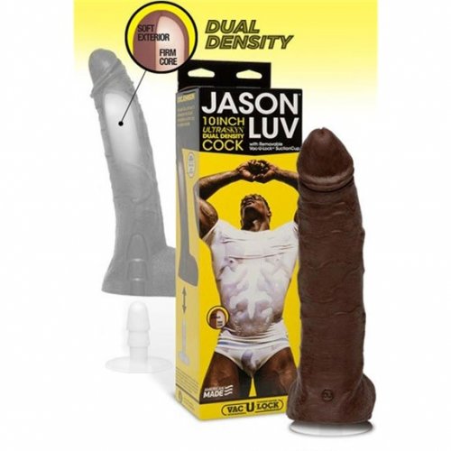 Jason Luv 10" UltraSkyn Cock with Removable Vac-U-Lock Suction Cup Product Image