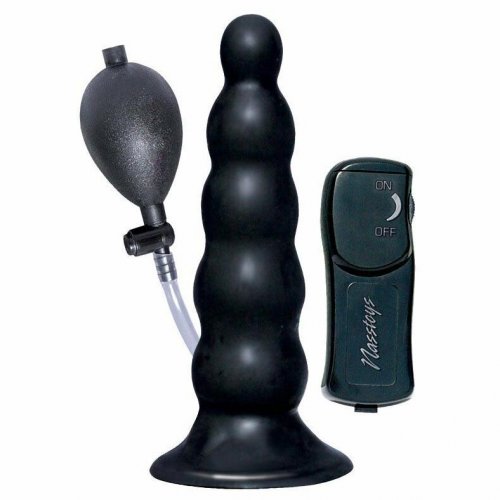 Ram Inflatable Vibrating Anal Expander - Black Product Image