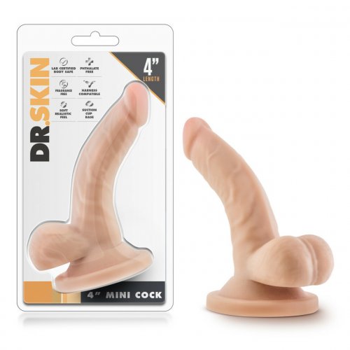 Dr. Skin 4" Mini Cock - Beige Product Image