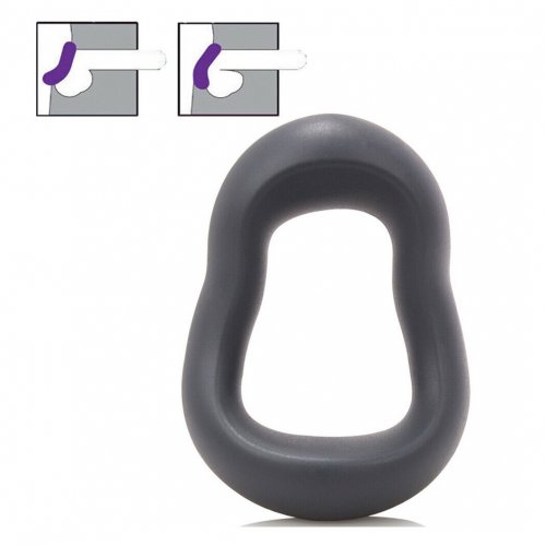 Screaming O SwingO Curve Silicone Cockring - Grey Product Image