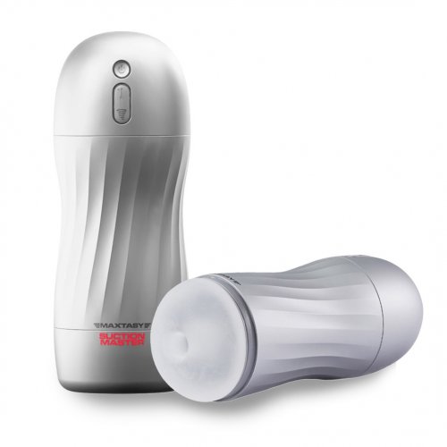 Maxtasy Suction Master Clear Sleeve Warming & Vibrating Stroker Product Image