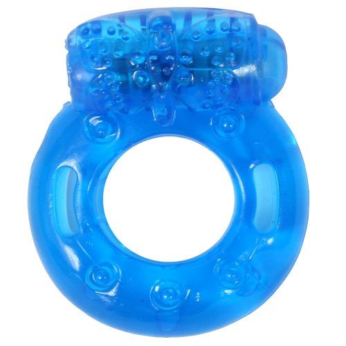 Stay Hard Reusable Vibrating Cock Ring Blue Sex Toys At Adult Empire