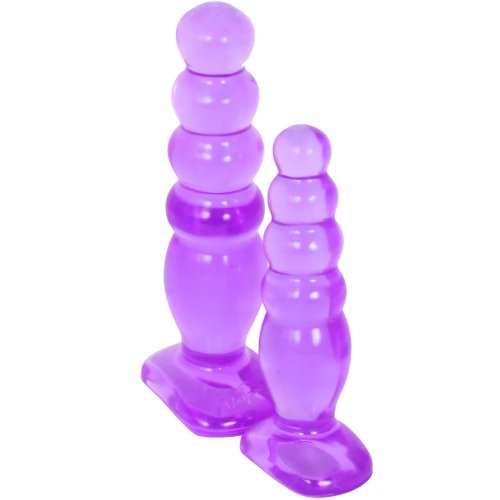 Crystal Jellies Anal Delight Kit Purple Sex Toys