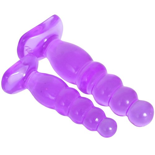 Crystal Jellies Anal Delight Kit Purple Sex Toys At Adult Empire