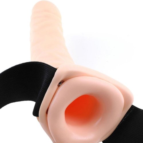 Fetish Fantasy 8 Hollow Strap On Flesh Sex Toys At