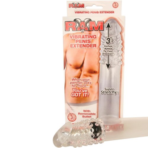 Ram Vibrating Penis Extender Clear Sex Toys At Adult Empire
