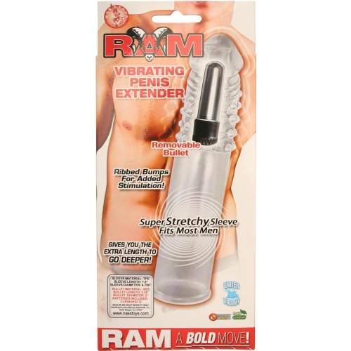 Ram Vibrating Penis Extender Clear Sex Toys And Adult Novelties Adult Dvd Empire