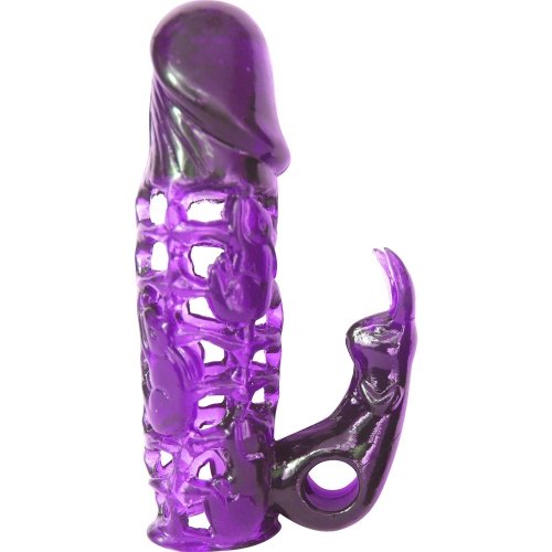 Clit Tickler Penis Extender Purple Sex Toys And Adult Novelties